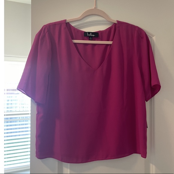 Lulus Magenta Top - Picture 2 of 4